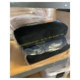 Black upholstered seat cushion & back cushion