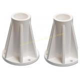Two Saftron 6' Mounting Bases (White)
