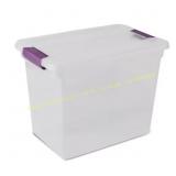6ct Clear-View Storage Containers-27 Quart