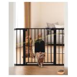 Babelio Auto Close Baby Gate with Cat Door