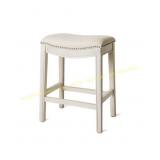 Maven Lane Adrien Saddle Stool - White Oak