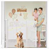 Reinforced 42" Extra Tall Retractable Dog Gate