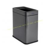2.6 Gal Stainless Steel Rectangular Trash Can