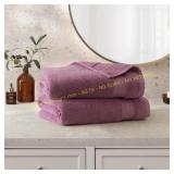 Charisma Hygrocotton 2pc Bath Set Gunmetal