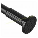 VEGCOO Tension Curtain Rod 51-128 in Black