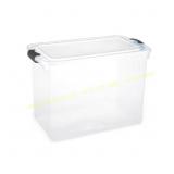 2pk Homz 112 Qt Latching Clear Storage Totes