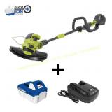 Sun Joe 24V 12in String Trimmer Kit w/ 4Ah