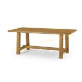 Maven Lane Yves Dining Table, Rustic Finish
