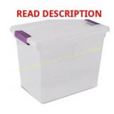 Clear-View Storage Containers-27 Quart