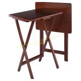 Winsome Alex 2-Piece Foldable Snack Tables Set
