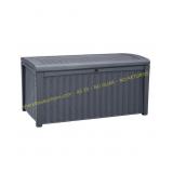 Keter Borneo 110-Gal Rattan Storage Bench