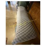 YZ HOME Long Body Pillow for Adults in grey