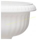 Resin Urn Planters, White