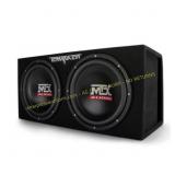 MTX TNE212DV 12" 2000W Dual Sub Box