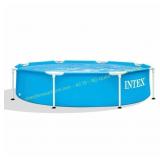 Intex 8-ft x 8-ft Round Metal Frame Pool complete?