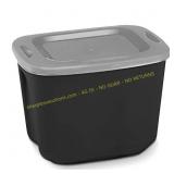 Homz 6610BKTS.10 10-Gal Storage Bin w/ Lid