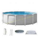 COMPLETE? INTEX Prism Frame 15ft x 42in Pool