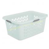 6ct Sterilite White Plastic Laundry Basket
