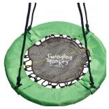 Swinging Monkey 30' Tree Saucer Swing, Green