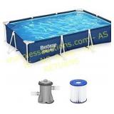 COMPLETE? Bestway Steel Pro 9.8' x 6.6' Pool