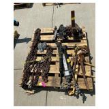 Trailer hitch's, log chains