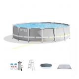 Complete? Intex 14ft x 42in Prism Frame Pool Set