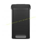 Glad Step Trash Can 20 Gal Black