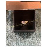 Unverified 1ct Size 5 Gold Engagement Ring