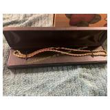 Unverified Vin. 18in Gold Rope Necklace