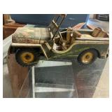 Vintage Toy Military Jeep