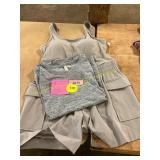 Size M Avia Romper + Athleta Sleeveless Top