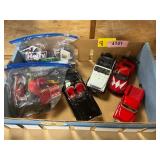 Flat of Assorted Toy Cars