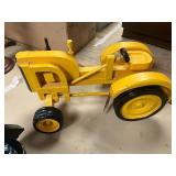 Yellow Wood Tractor