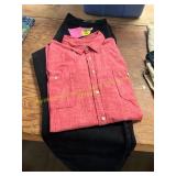 Wrangler 42x30 Jeans, 2XLT Short Sleeve Button Up