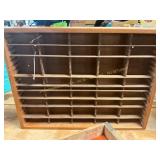 Antique Printer Tray