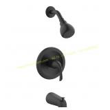 Dover Matte Black 1-Handle Faucet Included