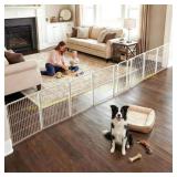 FXW Dog Gate: Extra Wide, 219' Wide, White