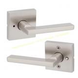 2Ct Kwikset Halifax Privacy Bed/Bath Door Handle