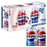 Pepsi Prebiotic Cola Club Variety Pack, 18 pk