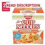 Nissin Cup Noodles, Chicken, 2.5 Oz Pack of 24