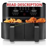Chefman TurboFry 9-Qt Dual-Basket Air Fryer