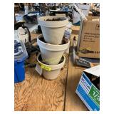 3ct Flower Pots Various Sizes