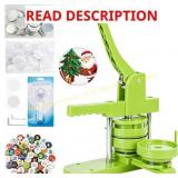 Button Maker 75mm DIY Kit with 100 Sets