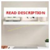 allen + roth 24in White Floating shelf