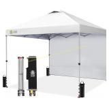 CROWN SHADES Pop Up Canopy 12x12FT, White