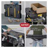 Keter Folding Table Workbench Sawhorse