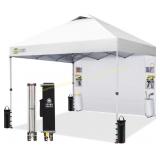 CROWN SHADES 10x10 Pop Up Canopy, White