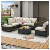 complete complete? 7-Piece Patio Set Beige