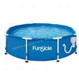 8 ft Round 30' Deep Metal Frame Pool