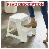 Gracious Living 16' Plastic 2-Step Stool